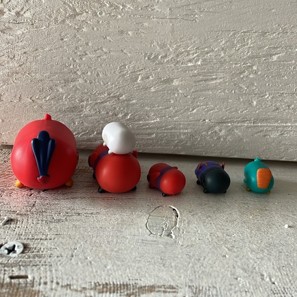 DISNEY angry Birds, Baymax, Phineas, and Ferb Tsum Tsum Vinyl Figures Lot - Picture 3 of 4